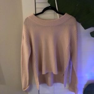 pink sweater